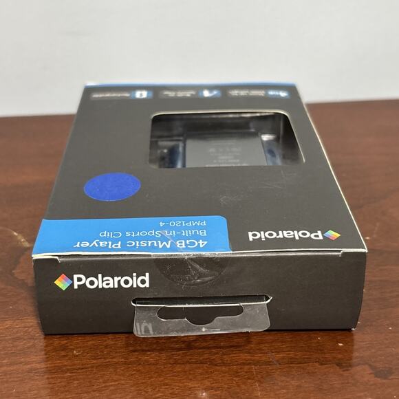 NEW - Polaroid PMP120-4BL Built-In Sports Clip Touch Screen Mp3 Player - Picture 9 of 9